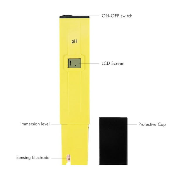 0-14 pH Measurement Range Automatic Temperature Compensation Etekcity 2011 Plus Digital pH Meter High Accuracy Water Pen Tester Pocket Size Design with ATC 